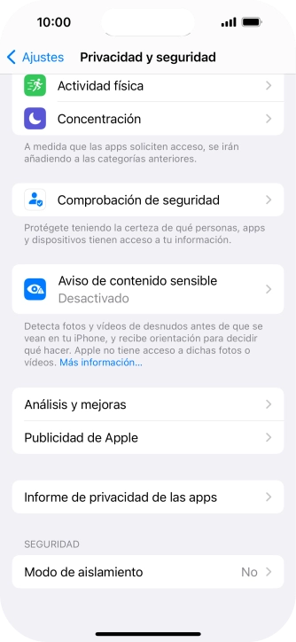 Pulsa Aviso de contenido sensible.
