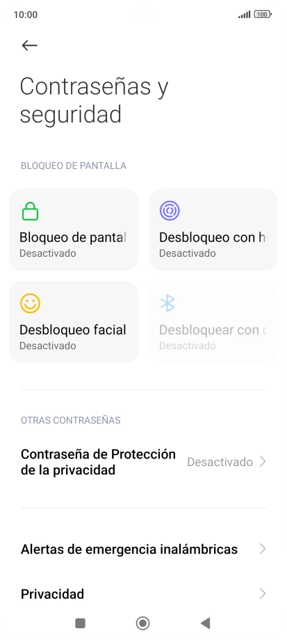 Pulsa Privacidad.