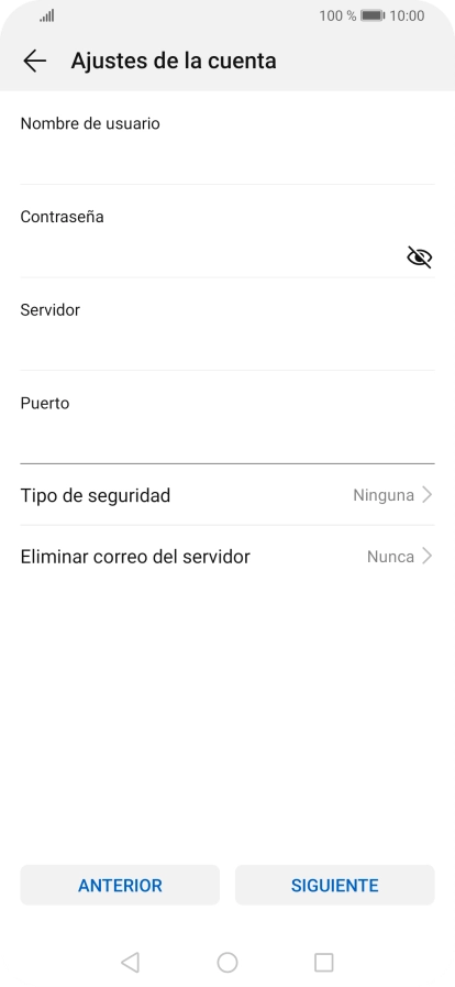 Pulsa Tipo de seguridad.