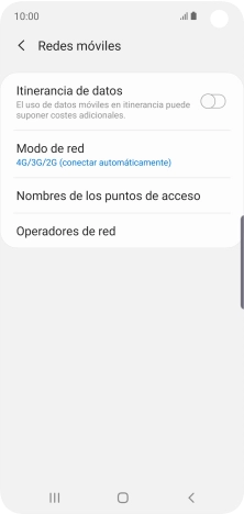 Pulsa Operadores de red.