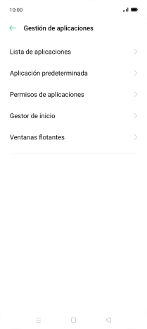 Pulsa Permisos de aplicaciones.