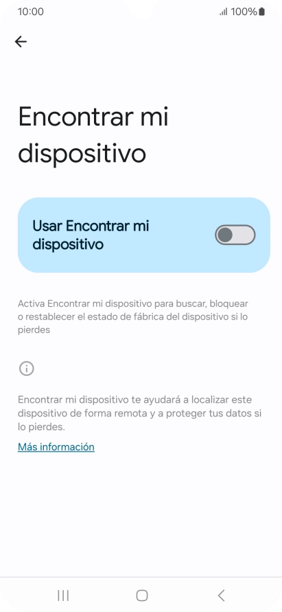 Pulsa el indicador junto a 