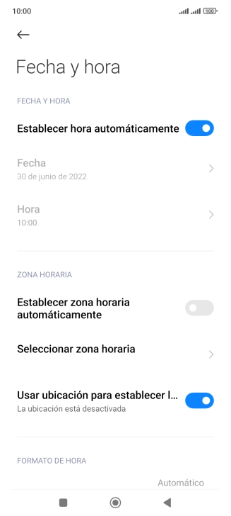 Pulsa el indicador junto a 