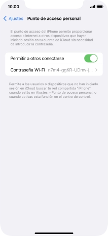 Desliza el dedo hacia arriba desde la parte inferior de la pantalla para terminar y volver a la pantalla de inicio.