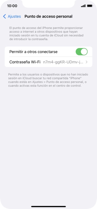Desliza el dedo hacia arriba desde la parte inferior de la pantalla para terminar y volver a la pantalla de inicio.