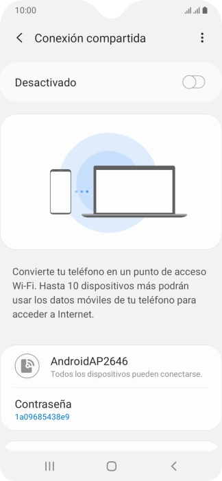 Pulsa el icono de menú.