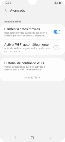 Pulsa el indicador junto a 