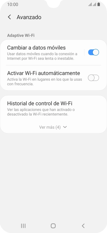 Pulsa el indicador junto a 