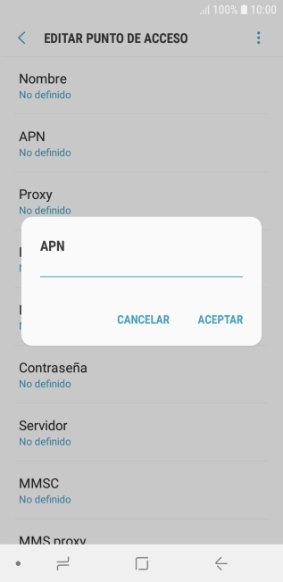 Introduce airtelwap.es y pulsa ACEPTAR.
