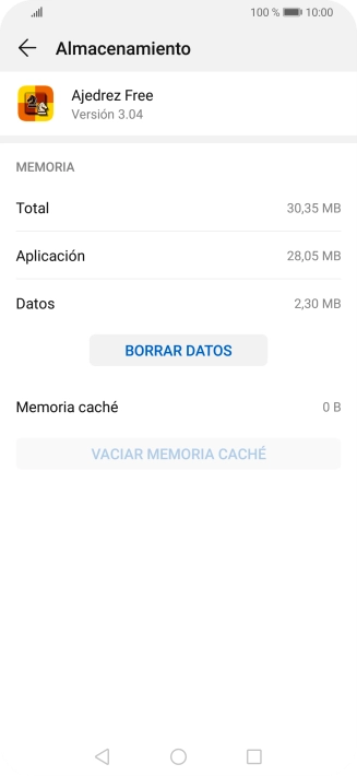 Pulsa la tecla de inicio para terminar y regresar a la pantalla de inicio.