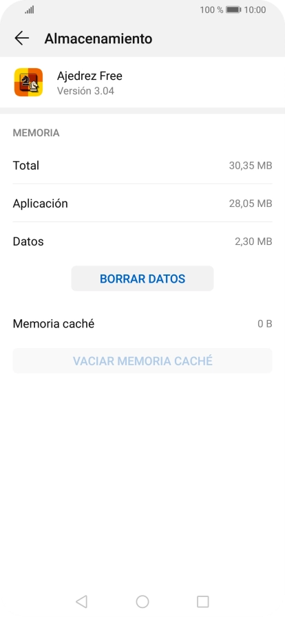 Pulsa la tecla de inicio para terminar y regresar a la pantalla de inicio.