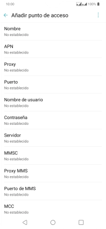 Pulsa Nombre.