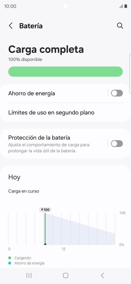 Pulsa Ahorro de energía.