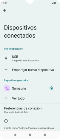 Pulsa la tecla de inicio para terminar y regresar a la pantalla de inicio.