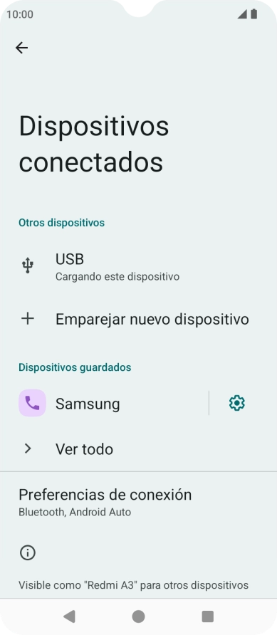 Pulsa la tecla de inicio para terminar y regresar a la pantalla de inicio.