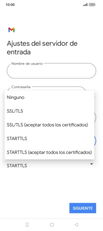 Pulsa SSL/TLS.