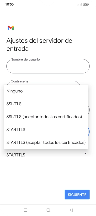 Pulsa SSL/TLS.
