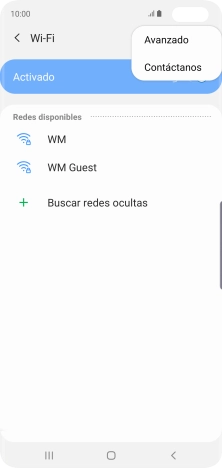 Pulsa Avanzado.