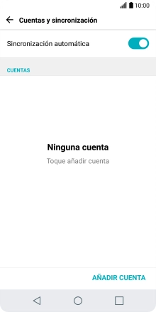 Pulsa AÑADIR CUENTA.