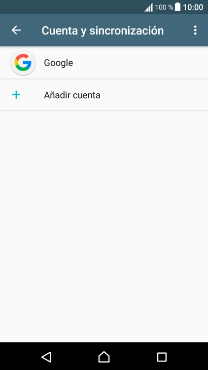 Pulsa Añadir cuenta.