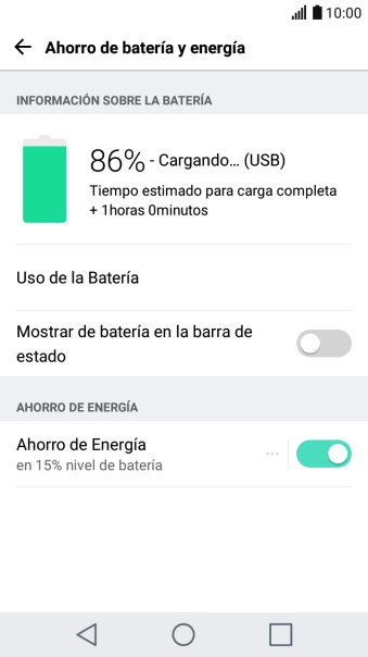 Pulsa la tecla de inicio para terminar y regresar a la pantalla de inicio.