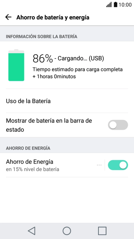 Pulsa la tecla de inicio para terminar y regresar a la pantalla de inicio.