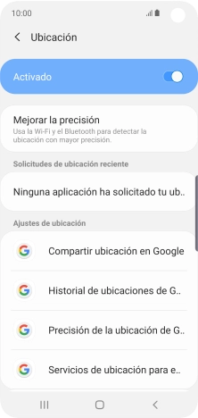Pulsa Precisión de la ubicación de G...