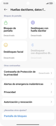Pulsa Privacidad.