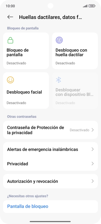 Pulsa Privacidad.