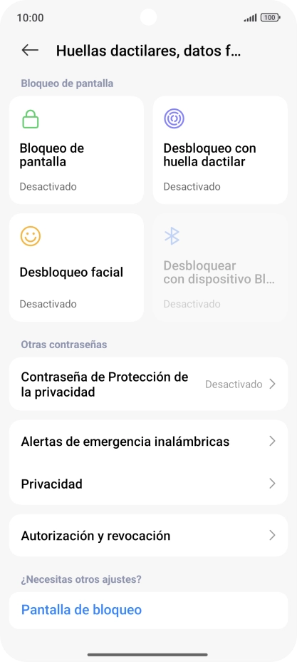 Pulsa Privacidad.