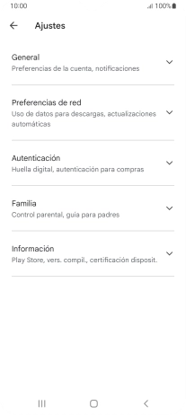 Pulsa Preferencias de red.