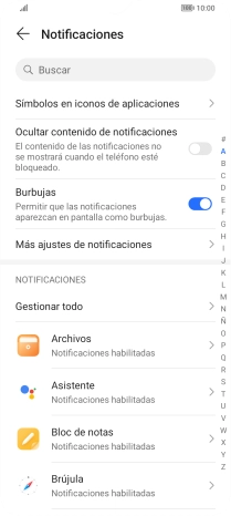 Pulsa la app deseada.