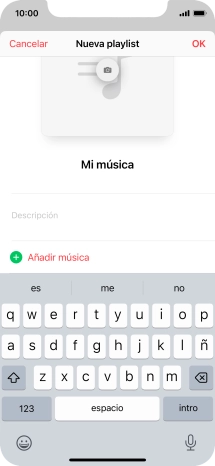 Pulsa Añadir música.