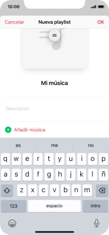 Pulsa Añadir música.