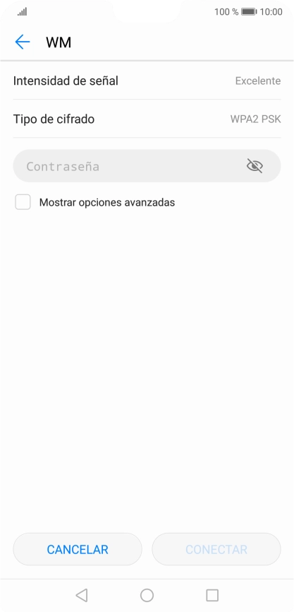 Pulsa Contraseña.
