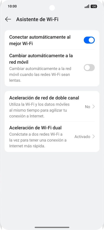 Pulsa el indicador junto a 