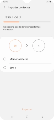 Pulsa la tarjeta SIM deseada.