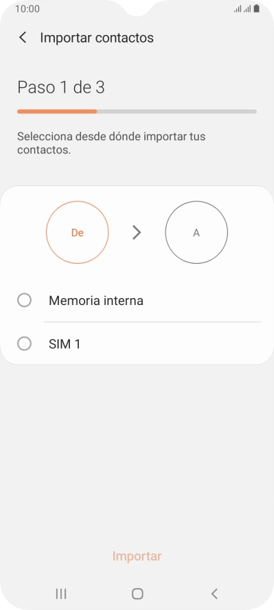 Pulsa la tarjeta SIM deseada.