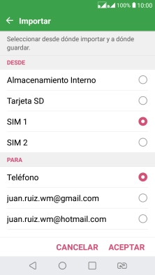 Pulsa Teléfono.