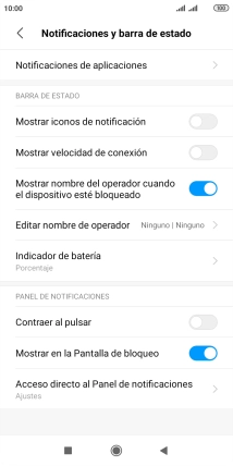 Pulsa Notificaciones de aplicaciones.