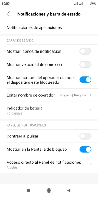 Pulsa Notificaciones de aplicaciones.