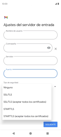 Pulsa SSL/TLS.