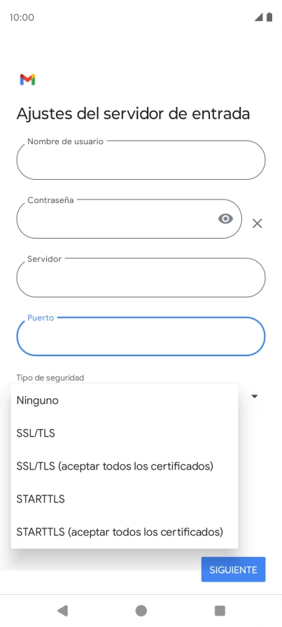 Pulsa SSL/TLS.
