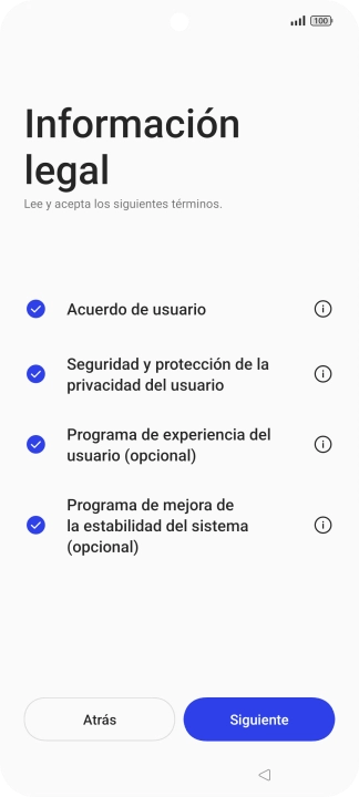 Pulsa Siguiente.