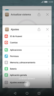 Pulsa la tecla de aplicaciones.