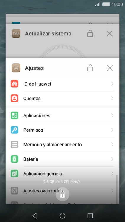 Pulsa la tecla de aplicaciones.