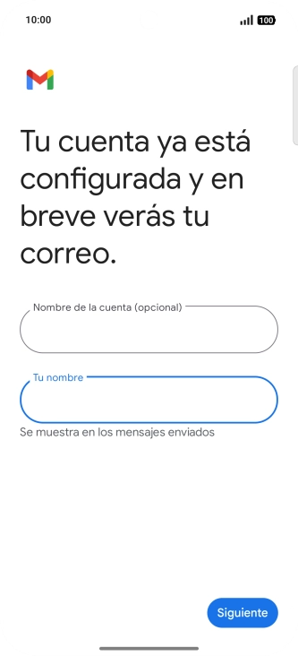 Pulsa Siguiente.