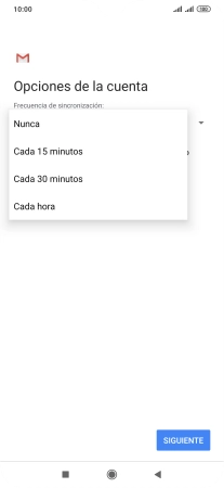 Pulsa el ajuste deseado.