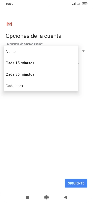 Pulsa el ajuste deseado.