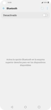 Pulsa el indicador para activar la función.